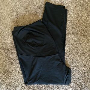 Basic black xxl maternity leggings